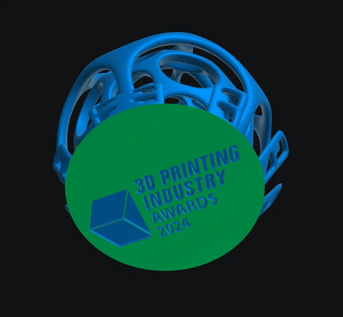 2024 3D Printing Industry Awards 3 – Mẫu cúp/giải thưởng in 3D - Image 2