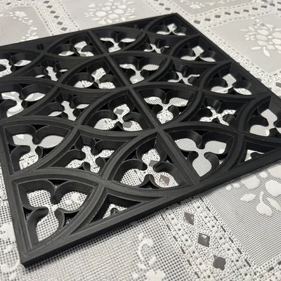 Mô hình trang trí họa tiết Gothic Carlisle Cathedral in 3D