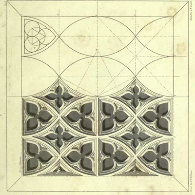 Mô hình trang trí họa tiết Gothic Carlisle Cathedral in 3D