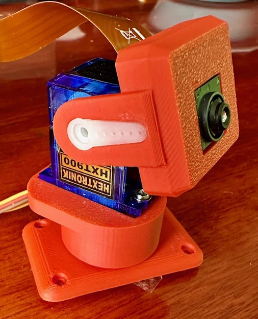 Pi AI Cam pan & tilt đơn giản (2DOF servo stand) - Image 1