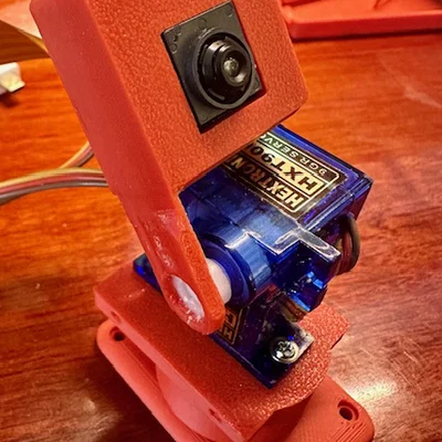 Pi AI Cam pan & tilt đơn giản (2DOF servo stand)