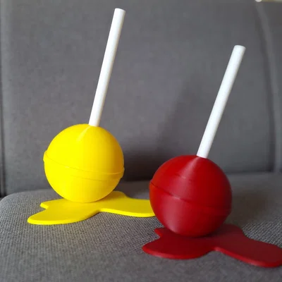 Mô hình hộp đựng kẹo 3D (Lollipop Candy Holder) siêu độc đáo