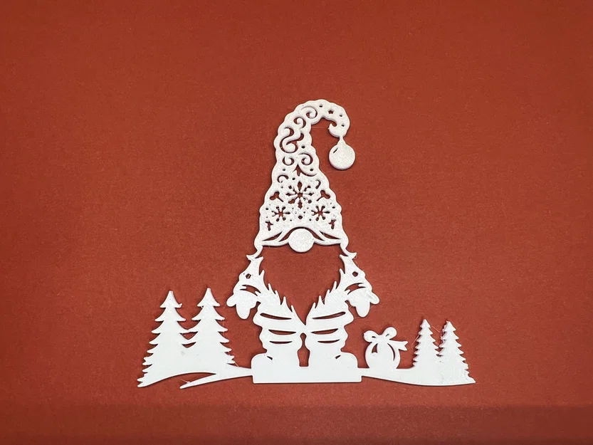 Weihnachtsgnom – Gnome Giáng Sinh treo hoặc để bàn (nhiều đế) - Image 1