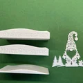 Weihnachtsgnom – Gnome Giáng Sinh treo hoặc để bàn (nhiều đế) - Thumbnail 2