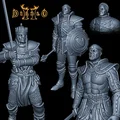 Mô hình 3D Paladin - Diablo II Resurrected chi tiết - Thumbnail 1