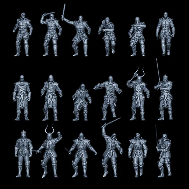 Mô hình 3D Paladin - Diablo II Resurrected chi tiết - Image 2