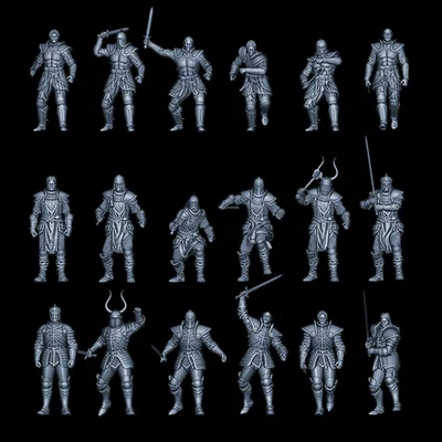 Mô hình 3D Paladin - Diablo II Resurrected chi tiết