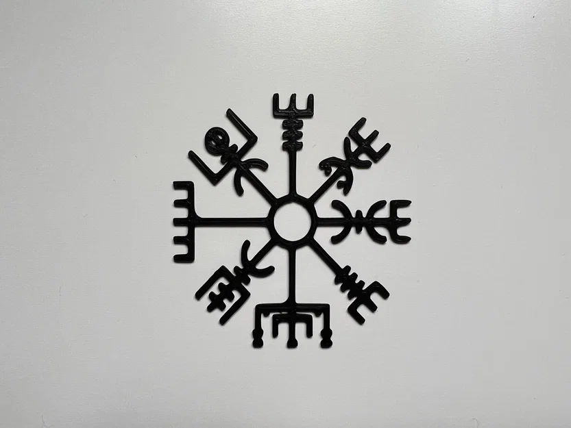 Mô hình trang trí treo tường La bàn Viking (Viking Compass) độc đáo - Image 1