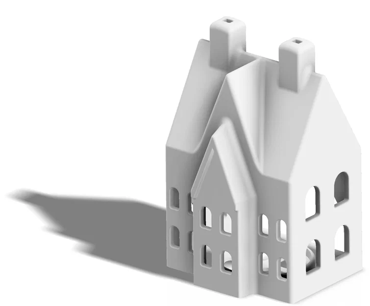 Ngôi nhà nhỏ có khay đựng tealight - Image 1