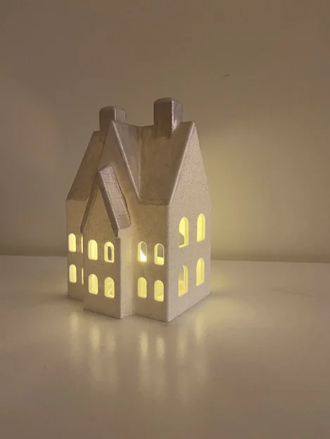 Ngôi nhà nhỏ có khay đựng tealight - Image 2