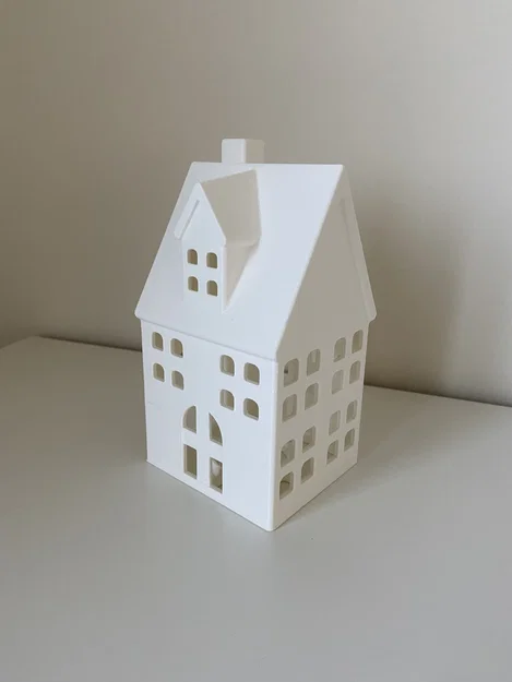 Ngôi nhà giữa có khay đựng nến tealight - Image 2