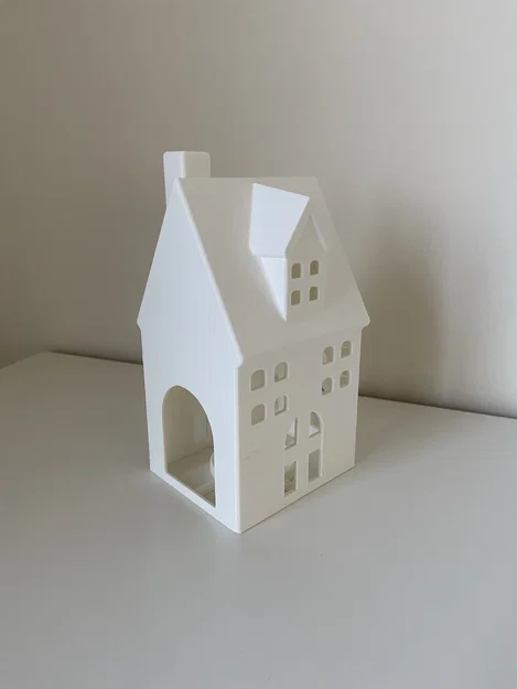 Ngôi nhà giữa có khay đựng nến tealight - Image 3