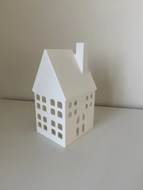 Ngôi nhà giữa có khay đựng nến tealight - Image 4