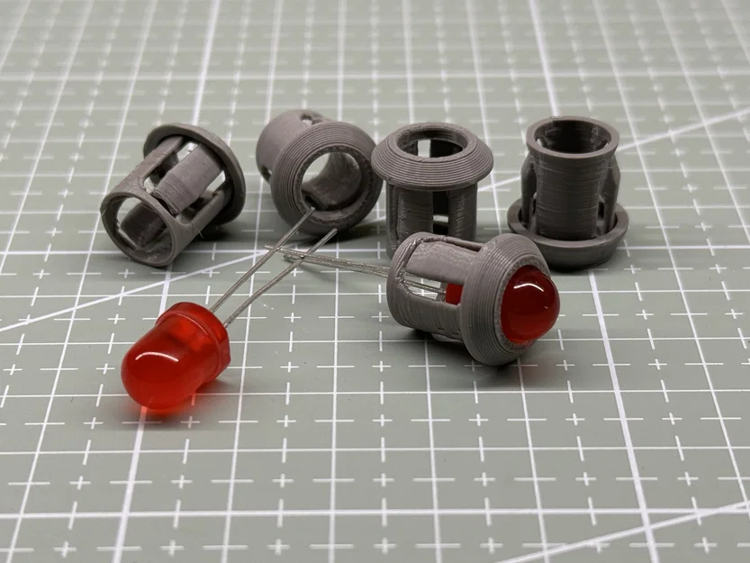 Ngàm giữ LED 8mm (8mm LED Holder) - Image 1