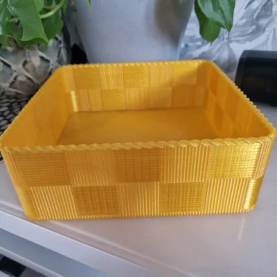 Mẫu in 3D giỏ hình vuông (Square Basket) trang trí và đựng đồ