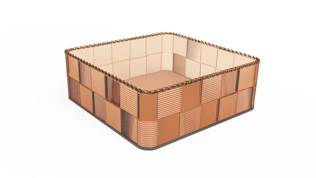 Mẫu in 3D giỏ hình vuông (Square Basket) trang trí và đựng đồ - Image 4