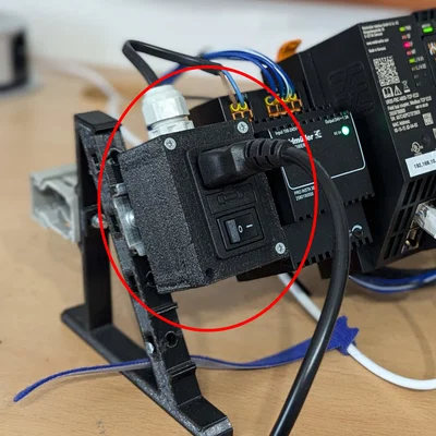 Hộp công tắc nguồn IEC C14 gắn DIN rail