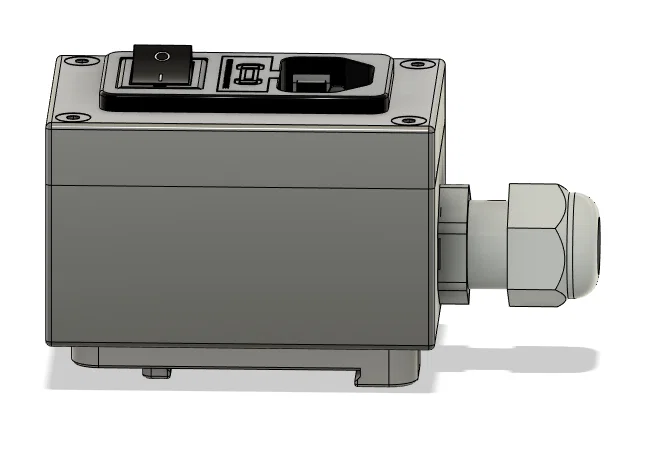 Hộp công tắc nguồn IEC C14 gắn DIN rail - Image 3