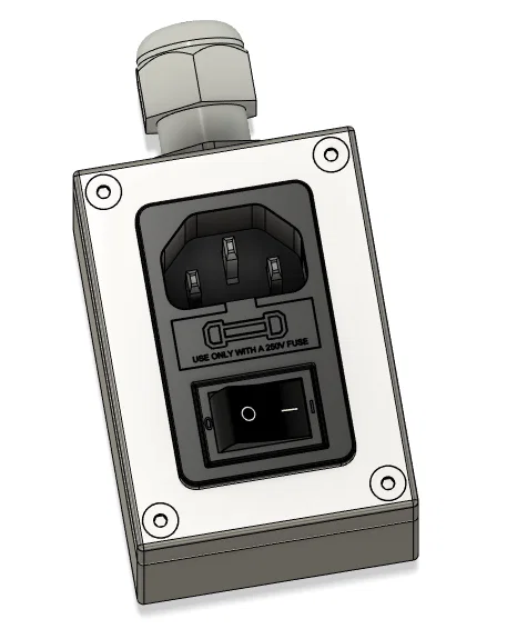 Hộp công tắc nguồn IEC C14 gắn DIN rail - Image 4