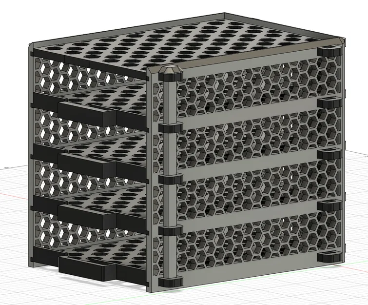 SSD-/HDD Tower & Khay gắn Raspberry Pi 4 - Image 1