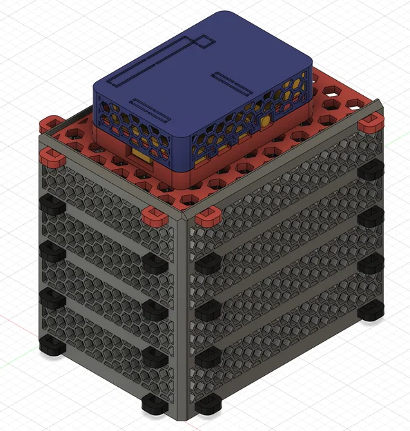 SSD-/HDD Tower & Khay gắn Raspberry Pi 4 - Image 3