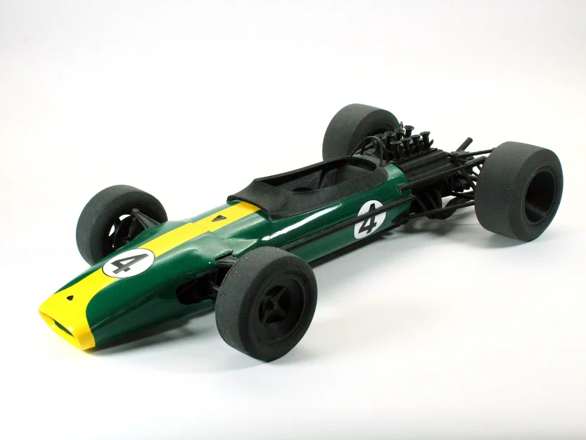 Tỉ lệ 1:8 – Xe đua Formula 1967 (Formula Racecar) - Image 2