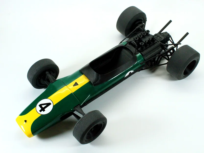 Tỉ lệ 1:8 – Xe đua Formula 1967 (Formula Racecar) - Image 3