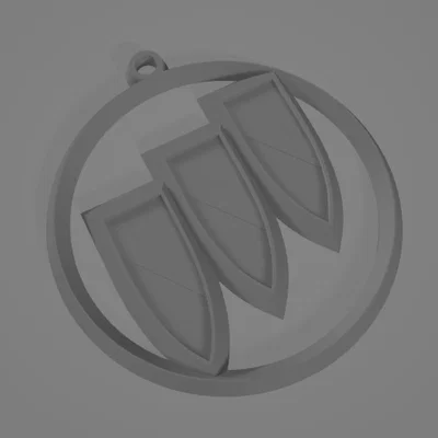 Móc khóa logo Buick (Buick keychain) in 3D độc đáo
