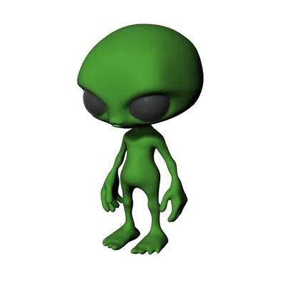 Mô hình người ngoài hành tinh (Alien) 3D in nhựa cực dễ thương