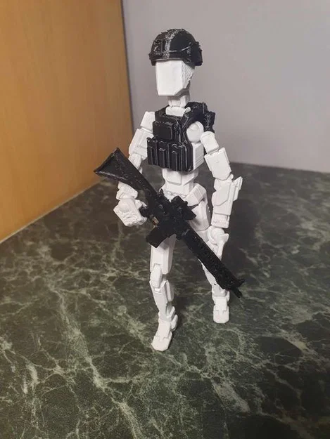 Mô hình súng trường SG553 cho Dummy 13 - Phụ kiện in 3D - Image 2