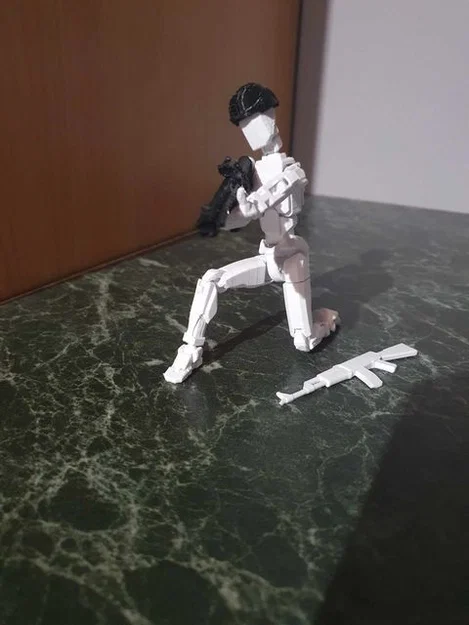 Mô hình súng trường SG553 cho Dummy 13 - Phụ kiện in 3D - Image 3