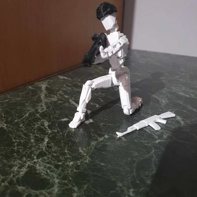 Mô hình súng trường SG553 cho Dummy 13 - Phụ kiện in 3D