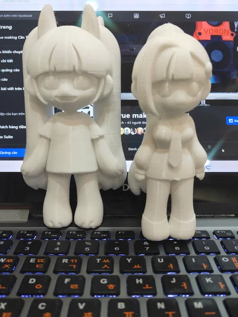 Mô hình Anime Chibi đáng yêu dùng để in 3D - Image 1