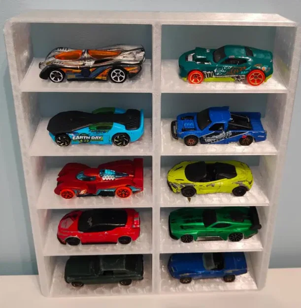 Kệ trưng bày nghiêng cho xe HotWheels/Matchbox/Diecast 1:64 - Image 3