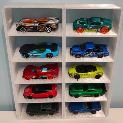 Kệ trưng bày nghiêng cho xe HotWheels/Matchbox/Diecast 1:64