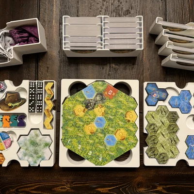 Insert/Organizer Quest for El Dorado (Lautapelit) – đủ mọi expansion & promo