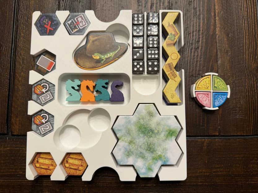 Insert/Organizer Quest for El Dorado (Lautapelit) – đủ mọi expansion & promo - Image 2