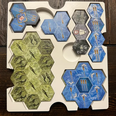 Insert/Organizer Quest for El Dorado (Lautapelit) – đủ mọi expansion & promo