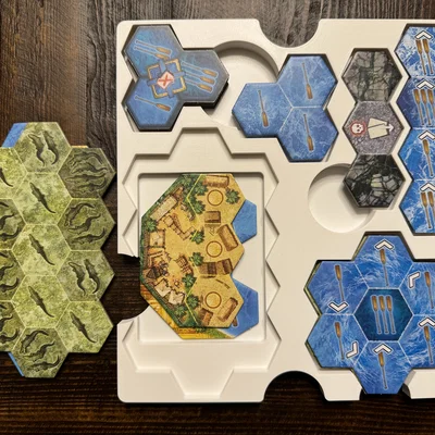 Insert/Organizer Quest for El Dorado (Lautapelit) – đủ mọi expansion & promo
