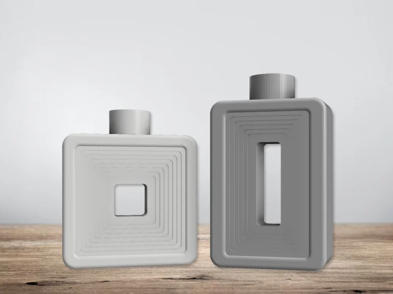 Bình Hoa Nordic Dáng Vuông (Nordic Vase Square Vase) - Image 2