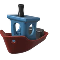 Mô hình tàu thủy mini Little Ship trang trí độc đáo cho máy in 3D - Thumbnail 3