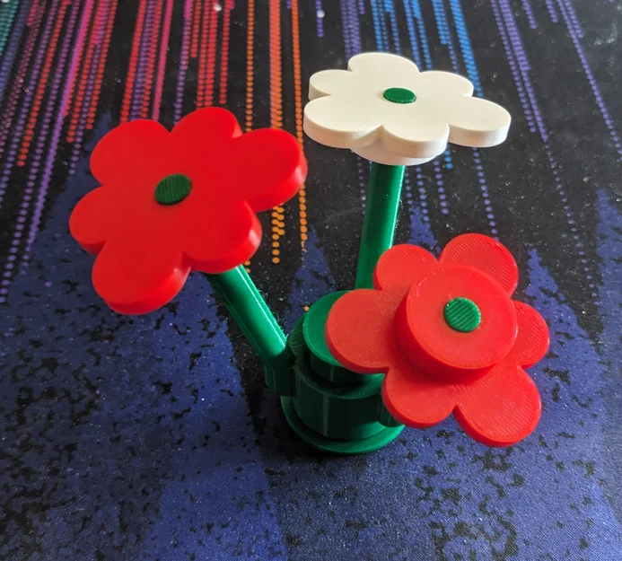 Bông hoa Lego kèm miếng đất (Cập nhật) - Image 4