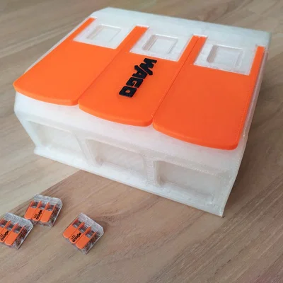 Hộp đựng Wago clamp hình kẹp Wago (Wago clamp shaped Wago clamp box)