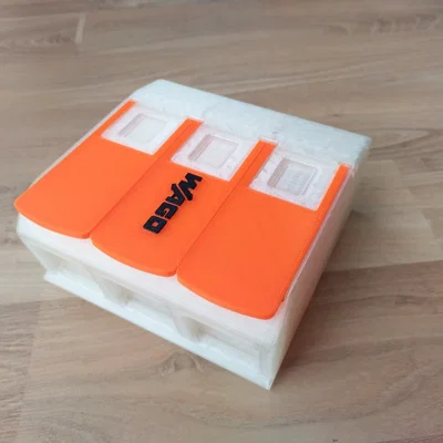 Hộp đựng Wago clamp hình kẹp Wago (Wago clamp shaped Wago clamp box)