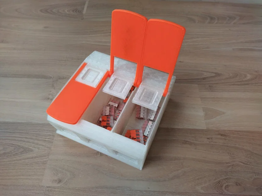 Hộp đựng Wago clamp hình kẹp Wago (Wago clamp shaped Wago clamp box) - Image 5