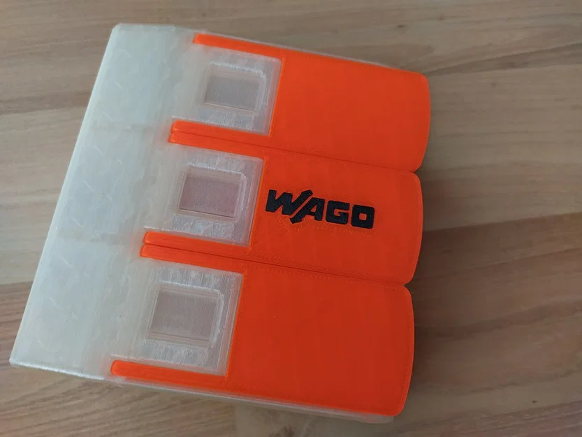 Hộp đựng Wago clamp hình kẹp Wago (Wago clamp shaped Wago clamp box) - Image 7