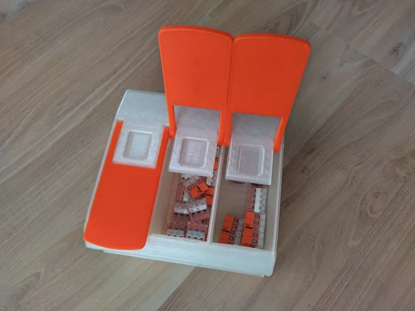 Hộp đựng Wago clamp hình kẹp Wago (Wago clamp shaped Wago clamp box) - Image 8