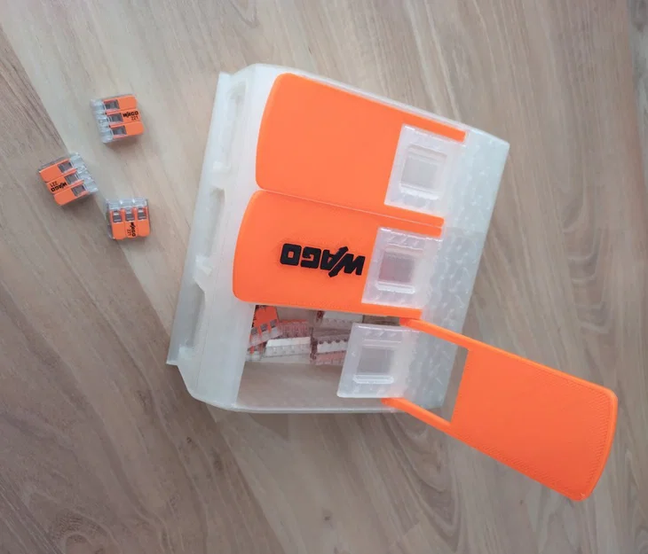 Hộp đựng Wago clamp hình kẹp Wago (Wago clamp shaped Wago clamp box) - Image 9