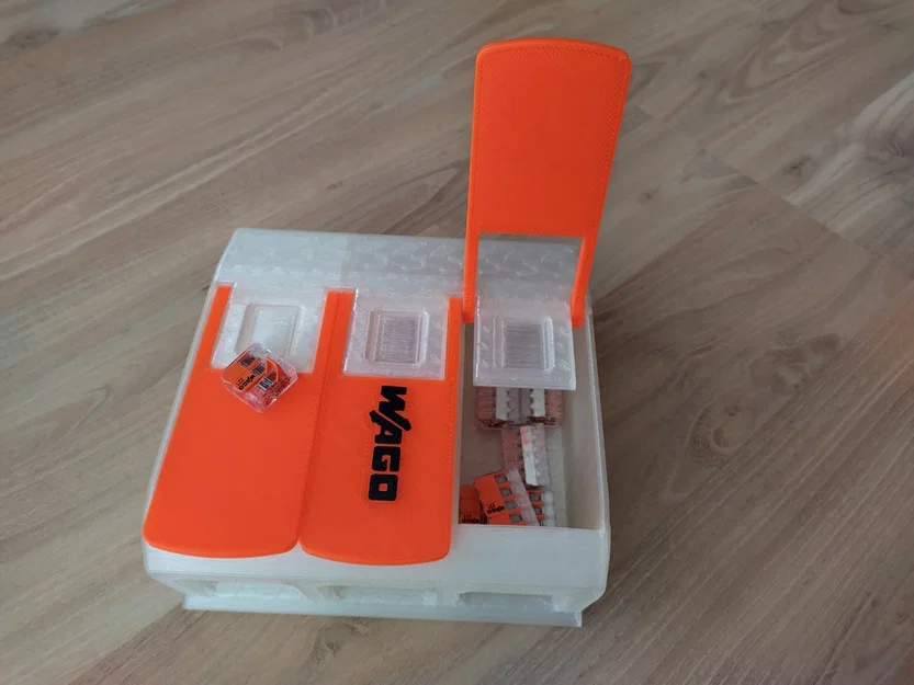 Hộp đựng Wago clamp hình kẹp Wago (Wago clamp shaped Wago clamp box) - Image 10