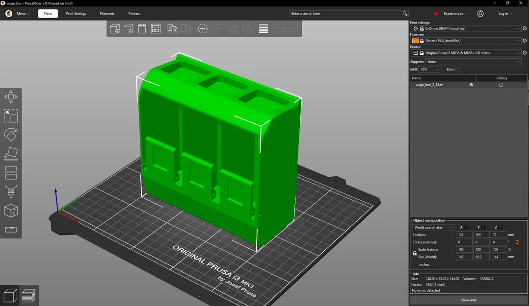 Hộp đựng Wago clamp hình kẹp Wago (Wago clamp shaped Wago clamp box) - Image 11